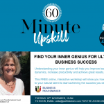 60-Minute Upskill - Find Your Inner Genius For Ultimate Business Success